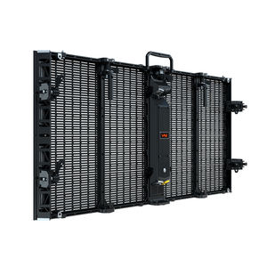 500x1000mm LED transparent <b>display</b> P3.9mm P7.8mm transparent <b>display</b> for glass window LED transparent E video <b>wall</b> - Product Image 3