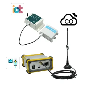 वायरलेस सेंसर Monitorings गैस डिटेक्टर के लिए O2/सह/CO2/H2/NO2/NH3/कोई/CL2 गैस मीटर पानी के सबूत