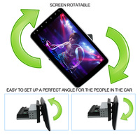 Lecteur DVD de voiture universel 10.1 pouces, écran rotatif à 360 degrés, Navigation GPS, vidéo, Android, lecteur DVD de voiture avec WIFI
