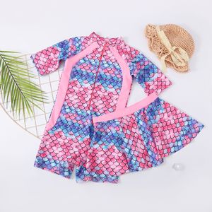 Maillot de <span class=keywords><strong>bain</strong></span> personnalisé mignon bikini adorable imprimé par sublimation pour enfants Maillots de <span class=keywords><strong>bain</strong></span> d'été Maillot de <span class=keywords><strong>bain</strong></span> éruption cutanée à manches longues pour bébé fille - Product Image 5