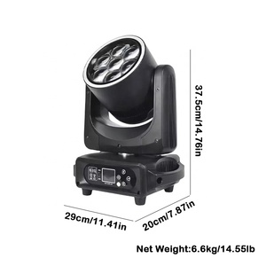 Kinucdjs Nhà Máy 7*40W <span class=keywords><strong>LED</strong></span> Rửa Di Chuyển Đầu Ánh Sáng 4in1 Giai Đoạn Laser Zoom Rửa Ánh Sáng <span class=keywords><strong>LED</strong></span> Di Chuyển Đầu Ánh Sáng Cho stager Bar Đảng - Product Image 4
