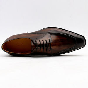 أحذية رجالية مصنوعة يدويًا من Goodyear ذات درجة عالية من العجل للرجال ، أحذية طاه برباط للرجال ، أحذية رسمية لحفلات الزفاف للرجال - Product Image 6