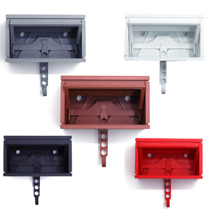 Soporte para llaves de garaje con puerta abatible, 10,7 cm x 5,4 cm x 6,4 cm, soporte de pared para almacenamiento de llaves de coche, diseño creativo - Product Image 4