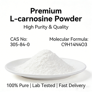 L-Karnosin Kemurnian 99% |   CAS 305-84-0 |   Bahan Kosmetik & Nutrasetikal Anti-Penuaan |   Antioksidan & Pelindung Kolagen - Product Image 2