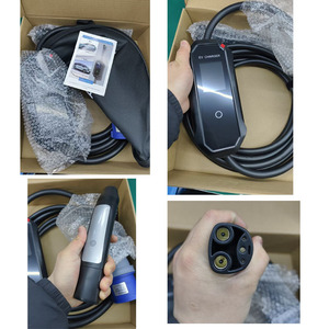 Nacs 7kw 32A แบบพกพาระดับ2 EV ชาร์จในรถสมาร์ท APP WiFi 16A 110V 220V 3.5KW 7kw 5M เทสลาชาร์จแบบพกพา EV สำหรับ<span class=keywords><strong>รถ</strong></span>ยนต์เทสลา - Product Image 6