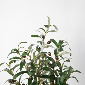 Simulación Avanzada Olivo Jardín Hotel <span class=keywords><strong>Restaurante</strong></span> Decorado con Plantas Verdes en Maceta - Product Image 5