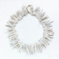 Perles baroques d'eau douce en forme de cure-dent, perles en vrac, perles Pipa/Perles Lute, matières premières en gros pour la fabrication de bijoux et de colliers