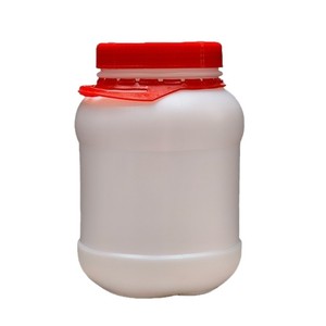ขวดพลาสติกเกรดอาหารเปล่า 3 กก. HDPE ทรงกระบอก สำหรับบรรจุซอส ผลิตที่ฝอซาน - Product Image 1