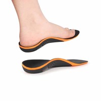 Semelles orthopédiques JOGHN pour arches élevées, semelles correctrices de qualité supérieure, semelles orthopédiques pour la marche, résistantes, pour plus de 220 lb