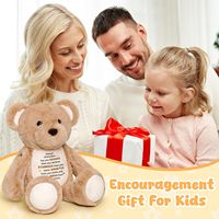 Oso de Peluche Personalizado Inspirador, Te Eres Más Valiente, Crees en Ti, Regalo de Graduación, Ánimo para Mujeres