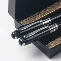 Juego de Bolígrafos Metálicos SHICHEN para Uso Comercial con Punta Fina y Tinta Azul/Negra - Regalo para Oficina y Escuela