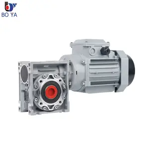 High precision Low Noise 2.2KW Nmrv Series 110 Worm Gearbox Reducer With Electric Motor