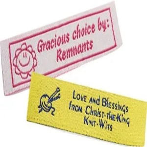 Tùy Chỉnh Thương Hiệu Tag Trang Phục Vải Dệt Cổ Nhãn Hàng May Mặc Logo Quần Áo Cotton Quần Áo Dệt Nhãn Cho Quần Áo Túi Thương Hiệu - Product Image 6