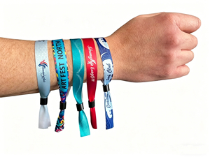 Promotion : Bracelets en Soie Tissée Personnalisables de Haute Qualité, Écologiques et Légers pour Événements et Festivals, Largeur de Bande 25mm - Product Image 5