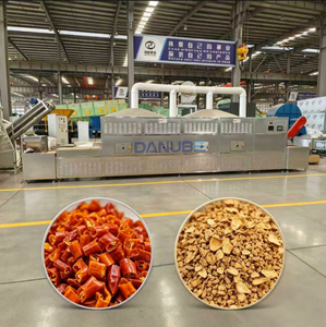 Maquinaria de deshidratación continua por microondas, secador de túnel automático para el procesamiento de alimentos agrícolas - Product Image 1