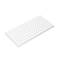 Plaque de base classique pour blocs de construction emboîtables 8x16 en plastique ABS de qualité supérieure, pour la construction, vente en gros, pièces de briques DIY personnalisées
