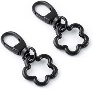 PUTNPC Pcs Metal Spring Clasps Double Opening Keychain <b>Clip</b> Hardware Accessories For Handbag DIY Bags Key And Craft Making Matte - Product Image 2
