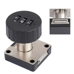 Cadenas de haute qualité à verrouillage par mot de passe, sans perçage, antivol avec clés, pour armoire, casier, bureau, remise - Product Image 6