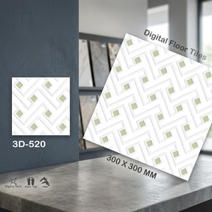 Revêtement de sol en céramique 3D Surface brillante rectifiée 12x12 16x16 30x30 40x40 300x300 Carreaux de sol antidérapants Producteur en gros - Product Image 6