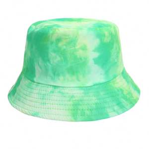 Painted Tie-dye Fisherman Hat, Men's and Women's Double-<b>sided</b> Hat, Outdoor Two-wear Sunshade Casual Basin Hat - Product Image 3
