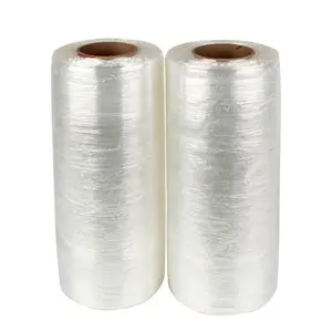 10mic 400mm high density lldpe casting plastic pre stretch film rolls manufacturer