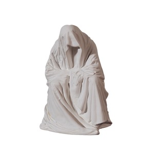 Nueva Escultura <span class=keywords><strong>de</strong></span> Resina <span class=keywords><strong>Blanca</strong></span> con Figura Velada Misteriosa, Decoración Artesanal para <span class=keywords><strong>el</strong></span> Hogar, Adorno <span class=keywords><strong>de</strong></span> Feng Shui - Product Image 6