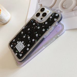 Keo <span class=keywords><strong>Dot</strong></span> Kim Cương <span class=keywords><strong>Polka</strong></span> <span class=keywords><strong>Dot</strong></span> Cao cấp Trường Hợp Điện Thoại Cho Iphone16 15 14 13 12 11 15 16Pluspromax Chống-Mùa Thu Bảo Vệ Bìa - Product Image 4