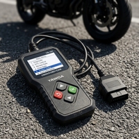 Lecteur de codes de diagnostic automobile OBD2 T200 Noir 24V, scanner de système moteur, effacement des codes de panne, test I/M Ready, outils de diagnostic