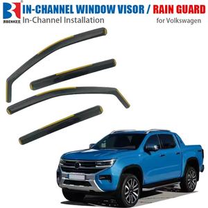 แผ่นบังแดดหน้าต่าง Benke Rain Guard สำหรับรถยนต์ Volkswagen T-Cross |   แผ่นบังแดดรถยนต์วัสดุ PC แบบสปอร์ต |   สีควันบุหรี่แบบง่ายๆ - Product Image 1