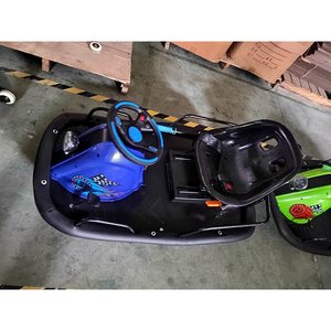 新しい電動ドリフトカートスクエア子供用アミューズメントカー親子アミューズメント機器