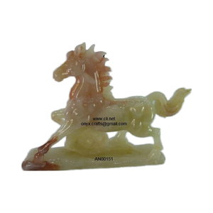 Figura de Caballo de Ónix Verde a Bajo Precio - Product Image 1