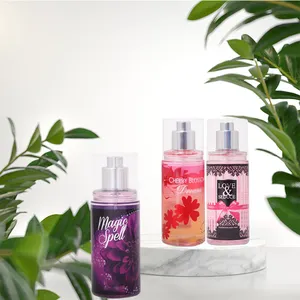 Top Sale Newest Design Private Label Shinning Shimmer Mist Best Natural Organic Body Mist Perfume For Woman