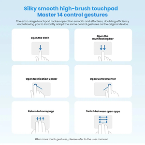 <span class=keywords><strong>Teclado</strong></span> Mágico para iPad Pro de 11/10.9 Pulgadas, Cubierta Magnética Delgada, Panel Táctil Multitáctil, Retroiluminación RGB, Logotipo Personalizado, Certificado FCC/ROHS - Product Image 5
