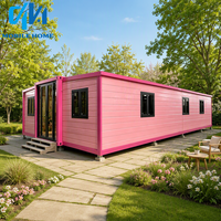 Maisons conteneurs 20 pieds 40 pieds, maison modulaire portable, 2 chambres, maison préfabriquée extensible avec cuisine et salle de bain