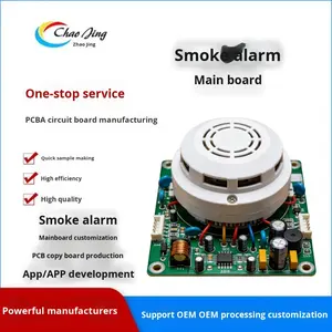 Домашняя пожарная дымовая сигнализация с платой управления Ningbo, разработка приложения, производство в Китае - Product Image 2