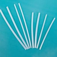 Pailles à boire en silicone transparent de qualité alimentaire pour biberons et gobelets, écologiques, et flexibles pour l'inhalation d'hydrogène