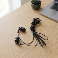 Écouteurs intra-auriculaires filaires jetables HUAYUNUO de haute qualité, mini-écouteurs espions avec transducteur dynamique AAC, étanches IPX3, basses puissantes