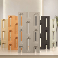 Cloison décorative légère en polyuréthane, à deux faces, en grille, imperméable, amovible, revêtement 3D, séparateur en PU