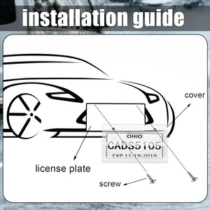 Nuevas Fundas Protectoras para Matrículas de <span class=keywords><strong>Coche</strong></span>, Cubiertas Temporales para Placas de Concesionario - Product Image 3