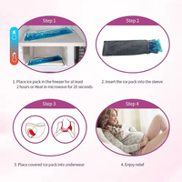 Coussin de refroidissement périnéal réutilisable World-bio pour le soulagement de la douleur post-partum et hémorroïde Packs chauds et froids pour les femmes après la grossesse
