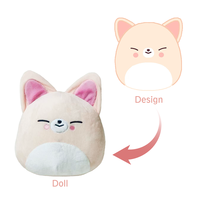 Haute qualité dessin animé Animal peluche poupée personnalisé Anime chien personnel doux en peluche oreiller jouet