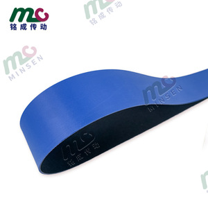 Minsen Blue Pu <b>Elastic</b> <b>Belt</b> For Anti Static Etching Equipment Conveyor <b>Belt</b> - Product Image 2