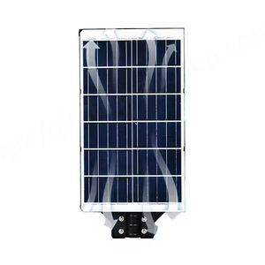 IP65 Intelligent LED Solaire Réverbère 6000K Économie D'énergie 60W 90W 120W 150W Capteur Télécommande En Aluminium Moulé Sous Pression 3 Ans - Product Image 1