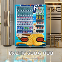 Distributeur de boissons gazeuses exotiques en métal, fontaine combinée verte, capacité personnalisable, système de refroidissement par absorption, SDK, garantie 1 an