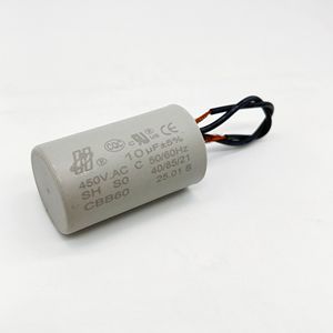 Hongye <span class=keywords><strong>CBB60</strong></span> 300VAC ตัวเก็บประจุแบบฟิล์มสำหรับสตาร์ทมอเตอร์ไฟฟ้ากระแสสลับ, <span class=keywords><strong>450VAC</strong></span> 500VAC SH สำหรับเครื่องซักผ้าพัดลมปั๊มน้ำ<span class=keywords><strong>50</strong></span>/<span class=keywords><strong>60Hz</strong></span> <span class=keywords><strong>40</strong></span> <span class=keywords><strong>85</strong></span> <span class=keywords><strong>21</strong></span> - Product Image 1