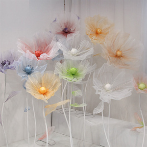 Flores Gigantes Artificiales de <span class=keywords><strong>Seda</strong></span> para Decoración de Bodas, Accesorios de Lujo para Caminos, Escenarios y Escaparates - Product Image 5