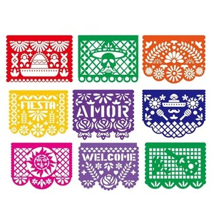 Traditional Mexican Cutout Garland Ideal For Day Of The <b>Dead</b> Celebration And Dia De Los Muertos Event - Product Image 6