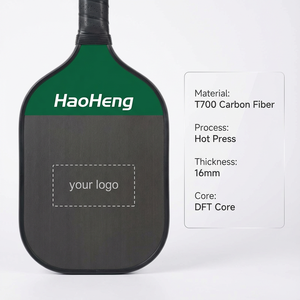 Raquete de Pickleball em Fibra de Carbono T700 16mm Tipo Potência Núcleo DFT Termoformado Logotipo Personalizado - Product Image 1