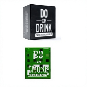 <span class=keywords><strong>Jeu</strong></span> de cartes pour fêtes - Édition anglaise - <span class=keywords><strong>Jeu</strong></span> de cartes amusant avec exercices cognitifs - Product Image 1