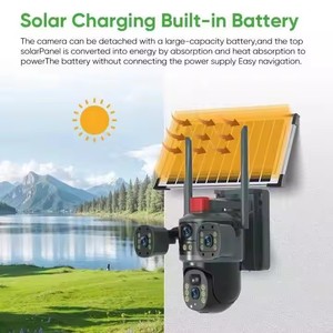 4 ống kính 3 Lượt xem 12MP <span class=keywords><strong>4G</strong></span> Thẻ Sim năng lượng mặt trời ngoài trời Mạng Máy ảnh 360 PTZ IP CCTV không dây <span class=keywords><strong>Wifi</strong></span> <span class=keywords><strong>Camera</strong></span> giám sát an ninh - Product Image 5